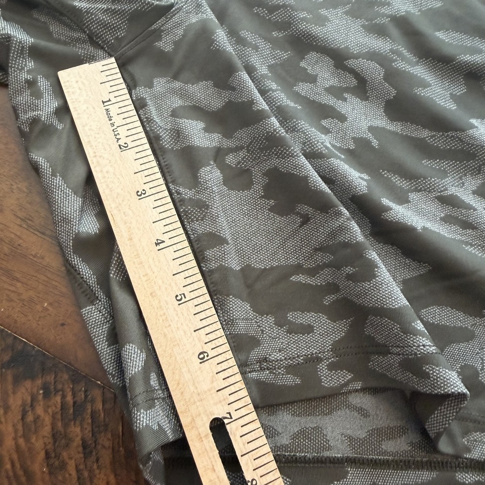Lululemon Shorts Mens XL Green Camo Athletic Knit Drawstring 7 Inseam Running - Picture 3 of 8